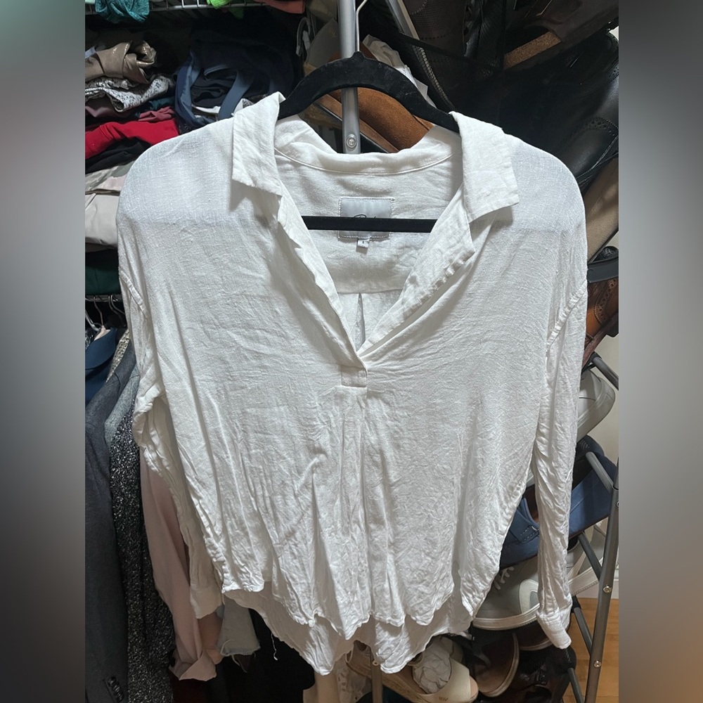 Rails white Women's linen Top